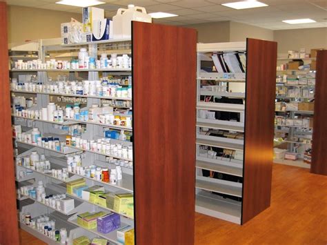 pharmacy shelving systems